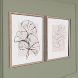 Styler Tiskane slike u setu 2 kom s okvirom 30x40 cm Floral Set – | shoptok.hr