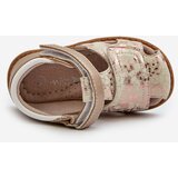 EVENTO Children's Patterned Sandals With Velcro Gold Maellita | shoptok.hr