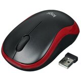 Logitech mouse wireless M186 wireles mouse red 910-004133 Cene