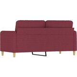  Dvosjed od tkanine crvena boja vina 140 cm | shoptok.hr