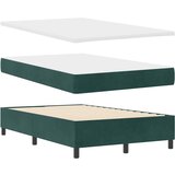  s opruga kutije Tamnozelena 120 x 200 cm Baršun | shoptok.hr