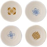 Bloomingville Modro-oranžne skledice v kompletu 4 ks iz kamenine 200 ml Milton – | Shoptok.si