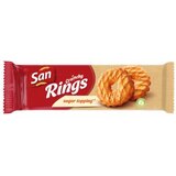 San crunchy rings sugar topping keks 168g | ePonuda.com