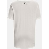 Under Armour Project Rock Completer Deep V Beige T-Shirt | ePonuda.com
