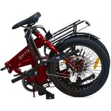 Hygge Bikes virum 2025 - zložljivo ultra lahko električno kolo 36V 10Ah - sangrija rdeča, (21814276) | Shoptok.si