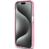  Originalna GUESS Hardcase GUHMP15XHRSGSP torbica za iPhone 15 Pro Max (Magsafe / Glitter Script Logo / stalak za prsten / pink) | shoptok.hr