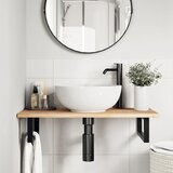  Površina za umivaonik neobrađena 60 x 40 x 2 cm od drva bagrema | shoptok.hr