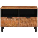 TV ormar Finš acacije smeđa 70 x 33 x 46 cm Čvrsto drvo manga | shoptok.hr