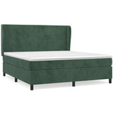  The Living Store Box spring postelja z vzmetnico temno zelena 160x200 cm žamet - Box Spring Postelja, (21521602) | Shoptok.si