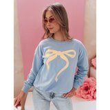DStreet Bluza damska one size oversize SOFTTIE błękitna | shoptok.hr