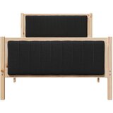  Okvir kreveta Smeđa i crna 100 x 200 cm Masivna borovina | shoptok.hr