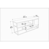 Hanah home tv polica lorin black white | ePonuda.com