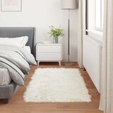 Tepih od umjetne ovčje kože TAFALLA Bijela 60 x 110 cm | Eponuda.com