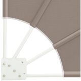 vidaXL Zaslon za privatnost na balkonu Sivo-smeđa 140 x 140 cm tkanina | shoptok.hr