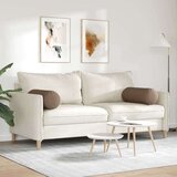  Valjkasti jastučići 2 pcs Smeđa Ø 25 x 70 cm tkanina | shoptok.hr