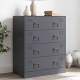 Maison Chic Komoda - Predalnik antracitna 67x39x83 cm jeklo, (21715987) | Shoptok.si