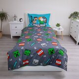 Jerry Fabrics Enojna bombažna otroška posteljnina 140x200 cm Minecraft "We got this" – | Shoptok.si