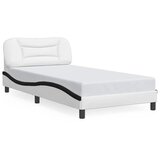  Okvir za krevet bez madraca Hvar bijelo-crni 100x200cm umjetna koža | shoptok.hr