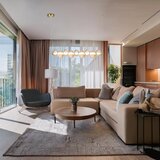  LED luster na sajli BOLLA LED/32W/230V zlatna/zadimljeno bež | Eponuda.com