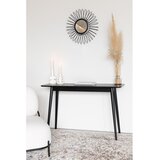 White Label Črna stranska mizica 40x120 cm Fabio – | Shoptok.si