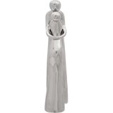vidaXL Kiparstvo Srebrna Aluminij 10 x 16 x 49 cm Privlačen dizajn | Shoptok.si