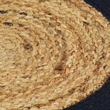 vidaXL podmetači 6 kom prirodna i modra boja 38 cm od jute i pamuka | shoptok.hr