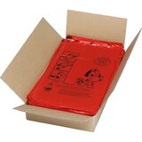 VAR Vrečke za pasje iztrebke, PE, prostornina 3,4 l, ŠxV 350 x 200 mm, rdeče, DE 1000 kosov | Shoptok.si