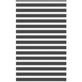 vidaXL Zavjesa zebra crna 145x200 cm širina tkanine 140,9 cm poliester | shoptok.hr