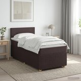  Boxspring krevet s madracem Tamno smeđa 80 x 200 cm Tkanina | shoptok.hr