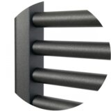 Bial kopalniški cevni radiator sora 450 x 1374 mm (antracit) Cene