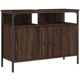 vidaXL Omarica za umivalnik rjavi hrast 60x30x60 cm inženirski les | Shoptok.si