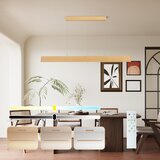  Brilagi - LED prigušiva luster na sajli SLIMLINE LED/40W/230V 3000-6000K dekor hrasta+daljinski upravljač | Eponuda.com