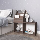  Stalak za dječje časopise sivi i hrast 71 x 30 x 78,5 cm drveni | shoptok.hr