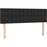  Uzglavlja 2 kom crna 72 x 5 x 78/88 cm od umjetne kože | shoptok.hr