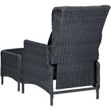 vidaXL vrtna jedilna garnitura z blazinami 9-delna poli ratan tm. siva | Shoptok.si