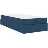  Okvir kreveta s madracem 2 pcs Plava tkanina | shoptok.hr