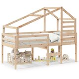  Visoki krevet s krovom 80 x 200 cm od masivne borovine | shoptok.hr