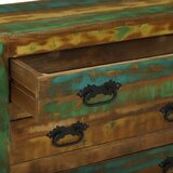Konzola s 3 ladice 80x30x65 cm Čvrsto obnovljeno drvo | shoptok.hr