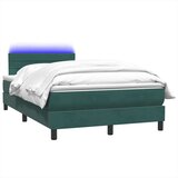 Box spring postelja z vzmetnico temno zelena 120x210 cm žamet, (21791308) | Shoptok.si