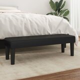  Klupa crna 100x30x30 cm od umjetne kože | shoptok.hr