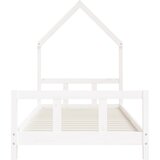  Okvir za dječji krevet bijeli 90 x 200 cm od masivne borovine | shoptok.hr