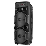 prenosni zvočnik kruger&matz, bluetooth 4.2, usb, MP3, karaoke, fm, mikrofon, tws, črn