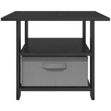  Klubska miza Črna Orehovina 77 x 55 x 42 cm Konstruiran les, (5000295404) | Shoptok.si