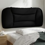 vidaXL Jastuk za uzglavlje crni 90 cm od tkanine | shoptok.hr