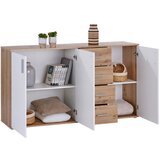 Mömax komoda ina 04, barva hrasta, bela | Shoptok.si