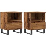 vidaXL Noćni ormarići 2 kom Staro drvo 40x35x50 cm Konstruirano drvo | shoptok.hr