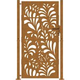  Vrtna vrata 100x200 cm Čelik otporan na vremenske uvjete Valoviti dizajn | shoptok.hr