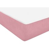  Boxspring - Krevet s oprugama i madracem ružičasti 160x210 cm baršunasti - Ružičasta 160 x 210 cm gumbi | shoptok.hr