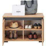 CARRYHOME garderobna klop antracit, hrast artisan | Shoptok.si