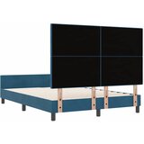  s opruga kutije Tamno plava 140 x 190 cm Baršun | shoptok.hr